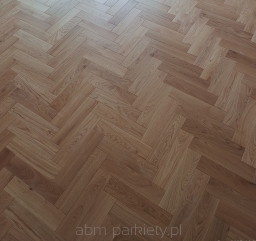 Parkiet lity Dąb mix lakierowany fazowany 16x70x300mm, polecany do jodełki